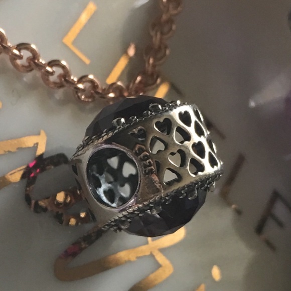 PANDORA 🌺 Beautiful 🌺 Purple Crystal Charm - Picture 4 of 8